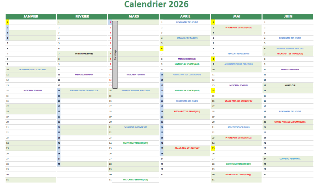 Calendrier