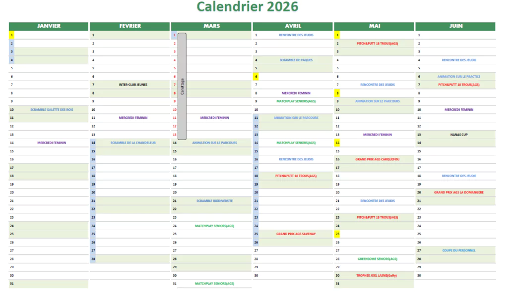 Calendrier