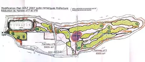 Plan paysagiste golf 9 trous